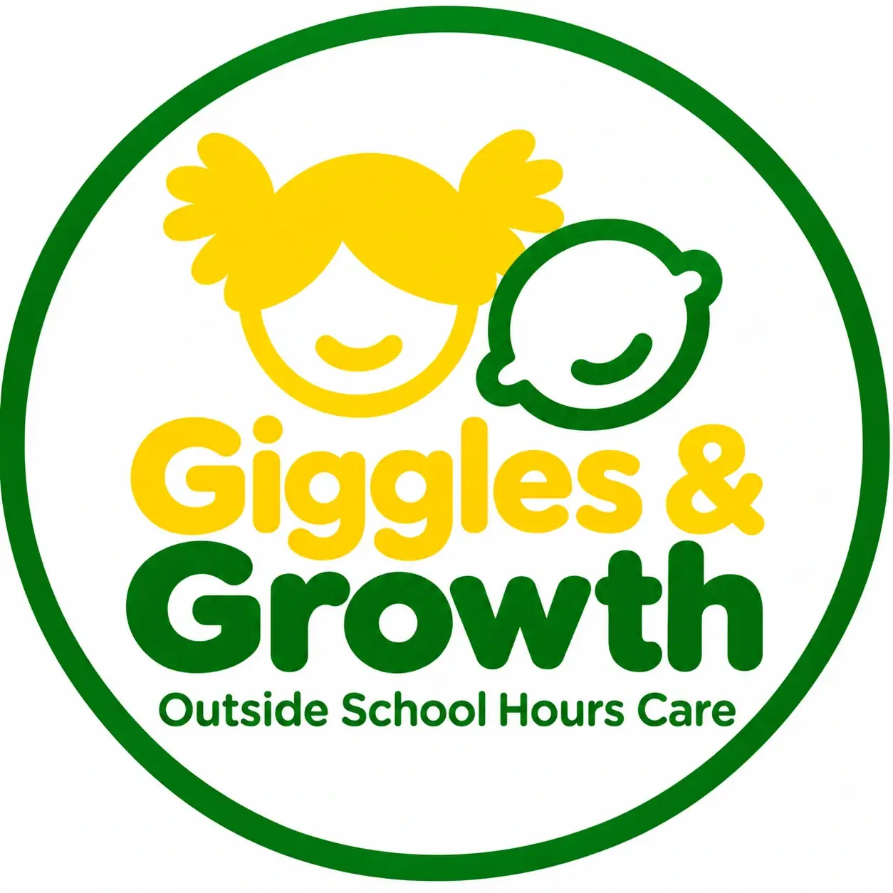 Giggles and Growth Outside School Hours Care logo